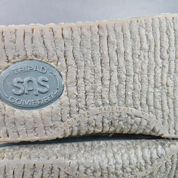 SAS Pathfinder Shoes Womens 11 W Green Pebbled Leather Tripad Comfort Walking - Picture 11 of 11